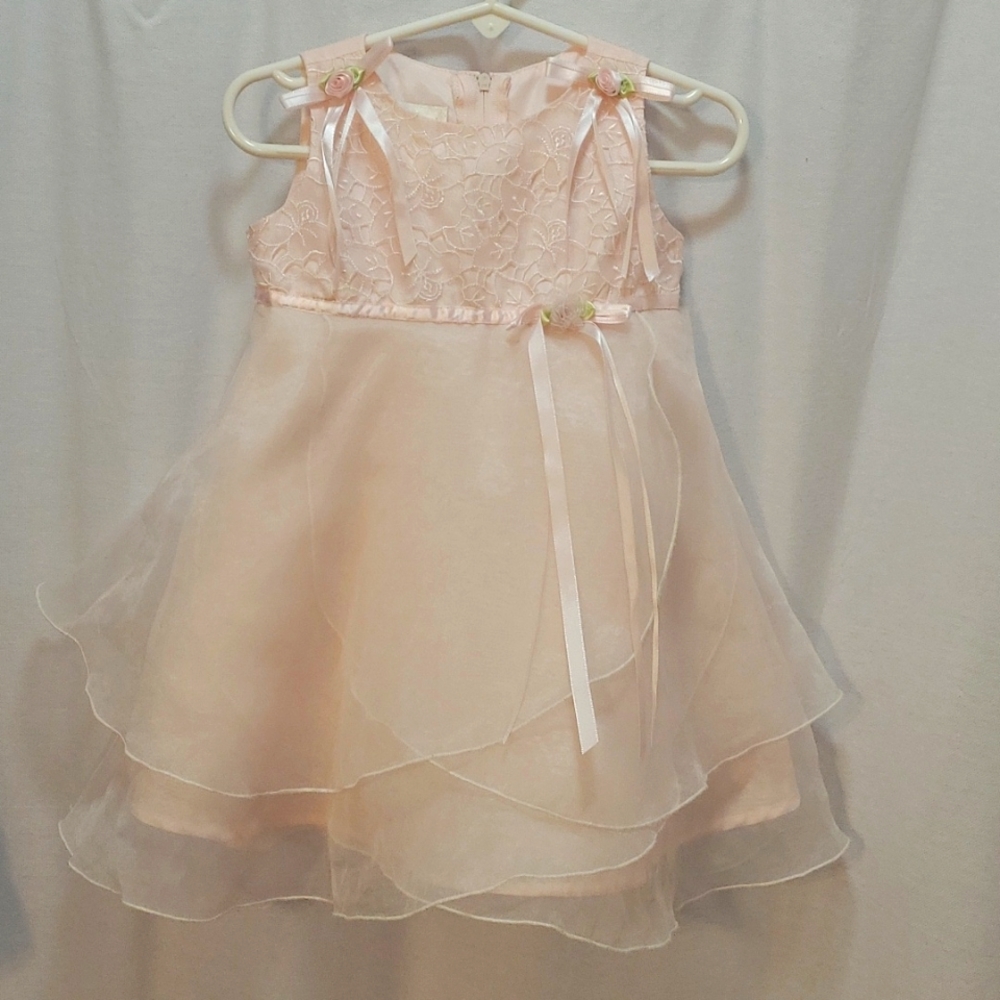 Pale pink Special Occasion dress. Toddler 18 mos